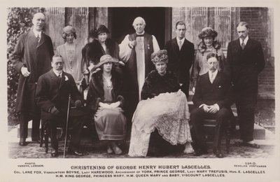 Bautizo de George Henry Hubert Lascelles de English Photographer