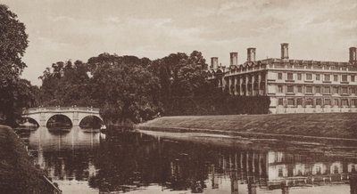 Clare College y Puente, Cambridge de English Photographer