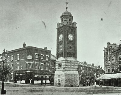 Torre del Reloj, The Broadway, Crouch End, 1890 de English Photographer