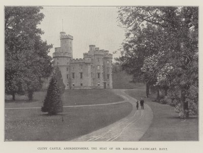 Castillo de Cluny, Aberdeenshire, la Residencia de Sir Reginald Cathcart, Baronet de English Photographer
