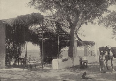 Casa de café en el Jardín de la Virgen en Matariyeh, donde vivió José de English Photographer