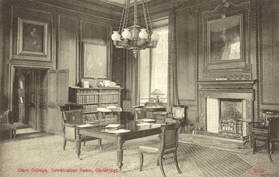 Sala de Combinación, Clare College, Cambridge de English Photographer