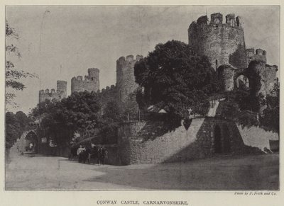 Castillo de Conway, Carnarvonshire de English Photographer