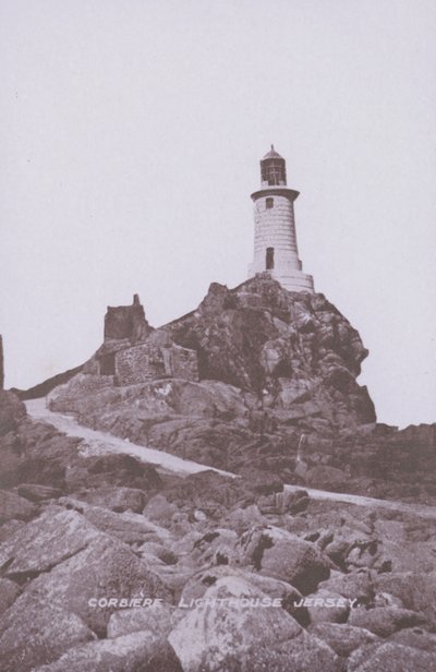 Faro de Corbiere, Jersey (foto en b/n) de English Photographer