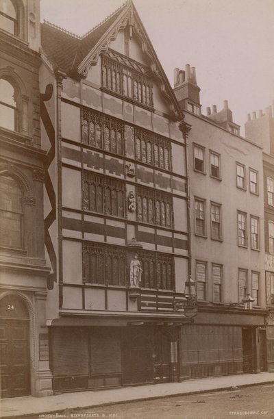 Crosby Hall, Bishopsgate, Londres de English Photographer