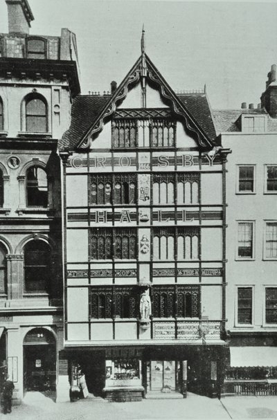 Crosby Hall, Bishopsgate, Londres, 1890 de English Photographer