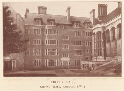 Crosby Hall, Cheyne Walk, Londres de English Photographer