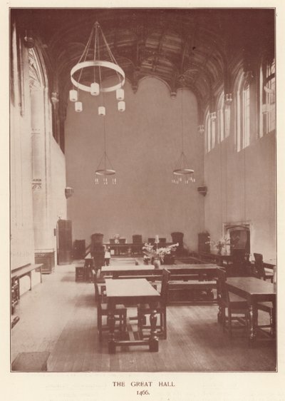 Crosby Hall, Cheyne Walk: El Gran Salón de English Photographer