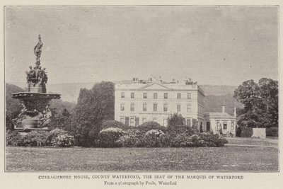 Casa Curraghmore, condado de Waterford, la residencia del Marqués de Waterford de English Photographer
