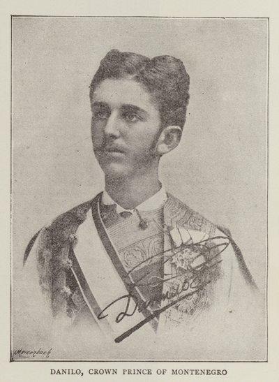 Danilo, Príncipe Heredero de Montenegro de English Photographer