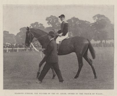 Jubileo de Diamante, el ganador del St Leger, propiedad del Príncipe de Gales de English Photographer