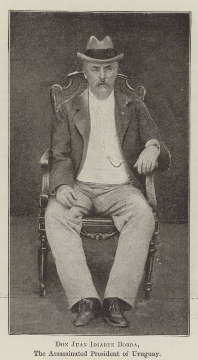 Don Juan Idiarte Borda, el Asesinado Presidente de Uruguay de English Photographer