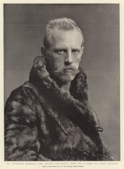 Dr. Fridtjof Nansen, el Explorador Ártico, ahora de visita en este País de English Photographer