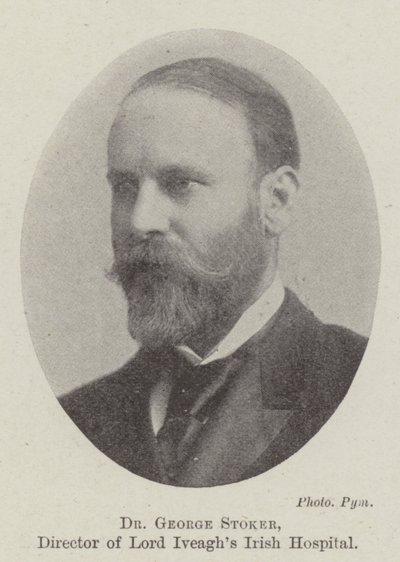 Dr. George Stoker, director del Hospital Irlandés de Lord Iveagh de English Photographer