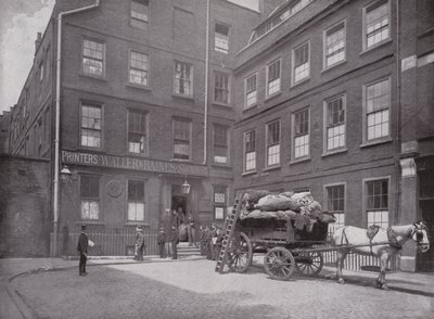 Casa del Dr. Johnson, Gough Square, Fleet Street de English Photographer