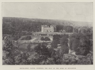 Castillo de Drumlanrig, Dumfries, la Residencia del Duque de Buccleuch de English Photographer