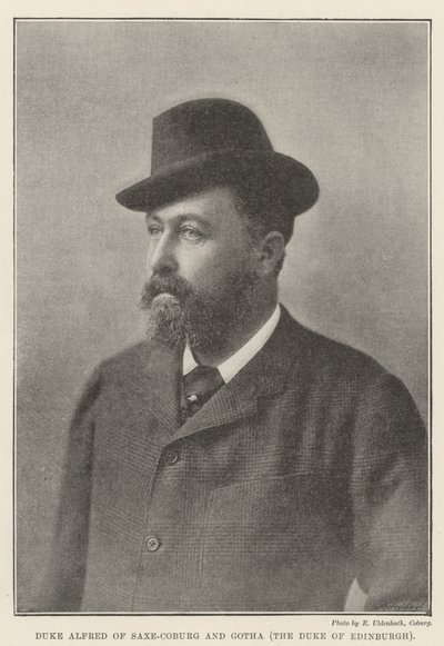 Duque Alfredo de Sajonia-Coburgo y Gotha, el Duque de Edimburgo de English Photographer