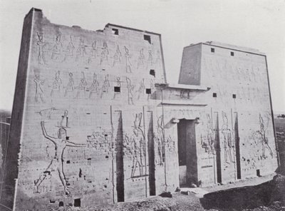 Egipto: Pilono del Templo de Edfu de English Photographer