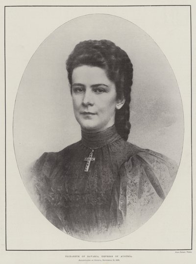Isabel de Baviera, Emperatriz de Austria de English Photographer
