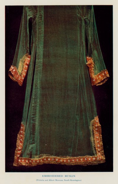 Muselina bordada, Museo Victoria y Albert, South Kensington de English Photographer