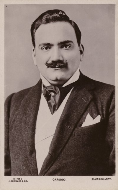 Enrico Caruso, tenor italiano (1873-1921) de English Photographer