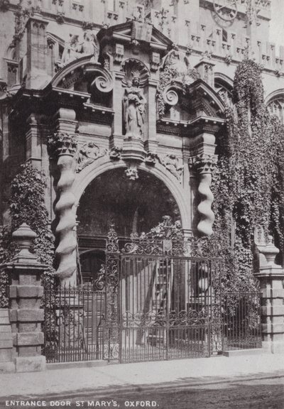 Puerta de Entrada de Santa María, Oxford de English Photographer