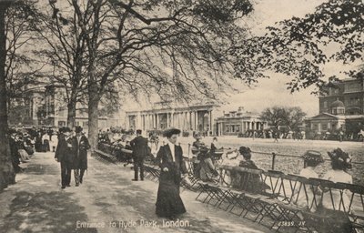 Entrada a Hyde Park, Londres de English Photographer