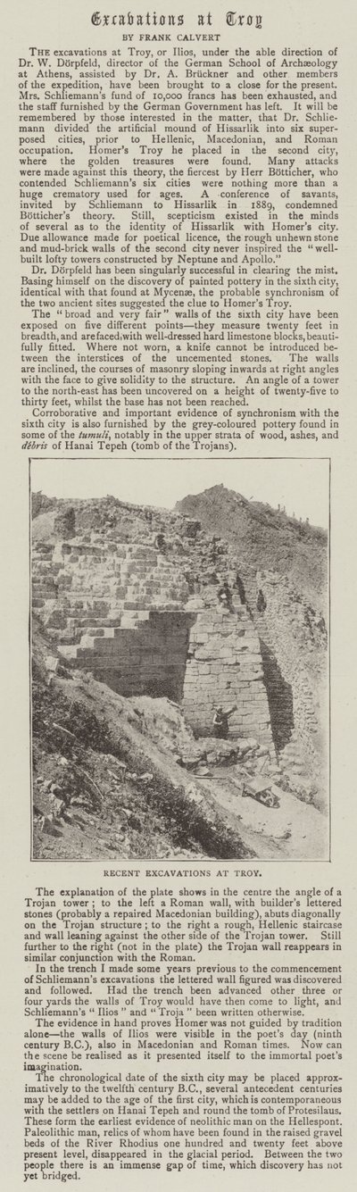 Excavaciones en Troya de English Photographer