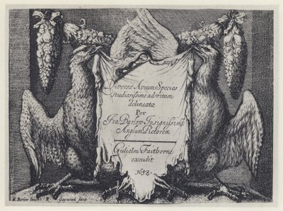 F Barlow, Diversae avium species, G Faithorne 1658 de English Photographer