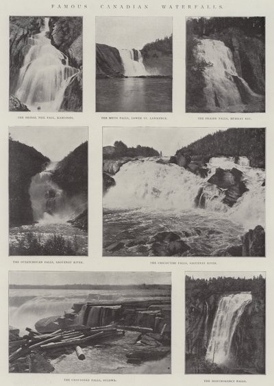 Famosas cascadas canadienses de English Photographer