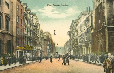 Fleet Street, Londres (foto en color) de English Photographer