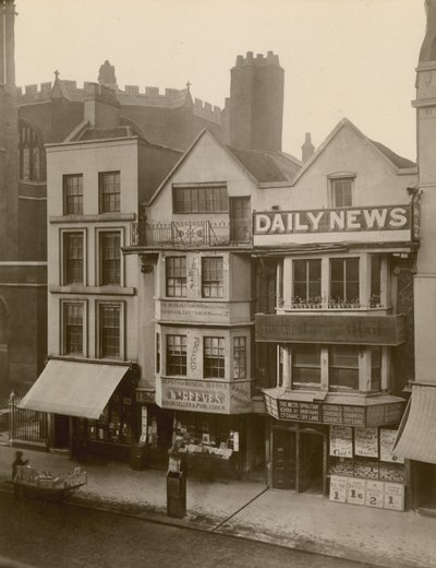 Fleet Street, Londres; lado norte con 184-186 Fleet Street de English Photographer