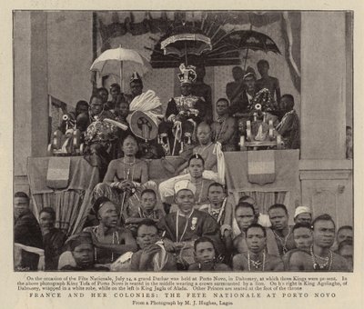 Francia y sus Colonias, la Fiesta Nacional en Porto Novo de English Photographer