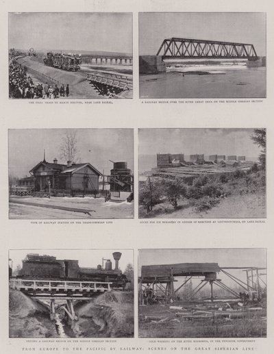 De Europa al Pacífico por Ferrocarril, Escenas en la Gran Línea Siberiana de English Photographer