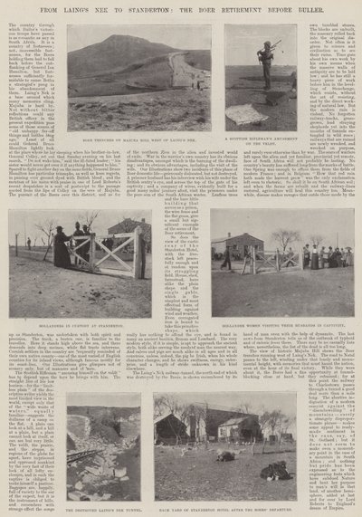 De Laings Nek a Standerton, la retirada de los Boers antes de Buller de English Photographer