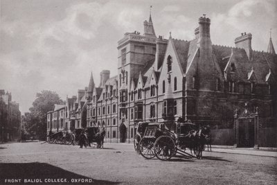 Frente del Baliol College, Oxford de English Photographer