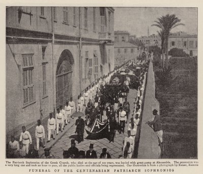Funeral del patriarca centenario Sophronios de English Photographer