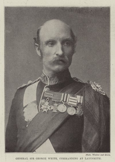 General Sir George White, comandante en Ladysmith de English Photographer