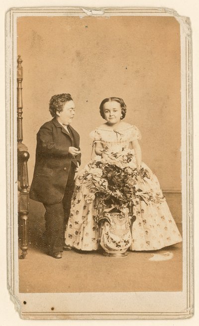 General Tom Thumb y su esposa de English Photographer