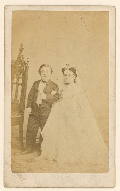 General Tom Thumb y su esposa de English Photographer