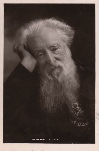 General William Booth, fundador del Ejército de Salvación (foto b/n) de English Photographer
