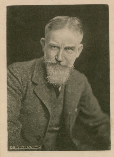 George Bernard Shaw, fotografía de English Photographer