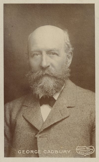 George Cadbury (1839-1922), fabricante inglés de chocolate y activista social de English Photographer
