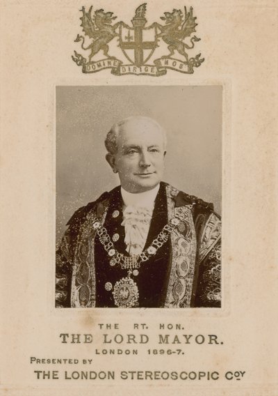 George Faudel-Phillips, el Muy Honorable Alcalde de Londres de English Photographer