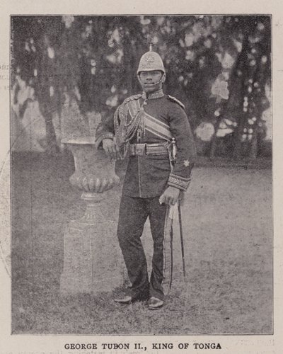 George Tubon II, Rey de Tonga de English Photographer