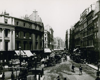 Grace Church Street, Londres de English Photographer