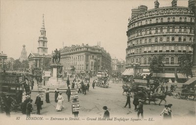 Grand Hotel y Trafalgar Square, Londres de English Photographer