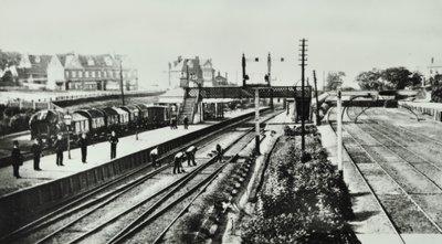 Grove Park Station: exterior y plataformas, 1888 de English Photographer