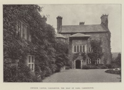 Castillo de Gwydyr, Carnarvon, la Residencia del Conde Carrington de English Photographer