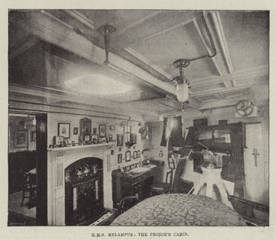 HMS Melampus, la Cabina del Príncipe de English Photographer